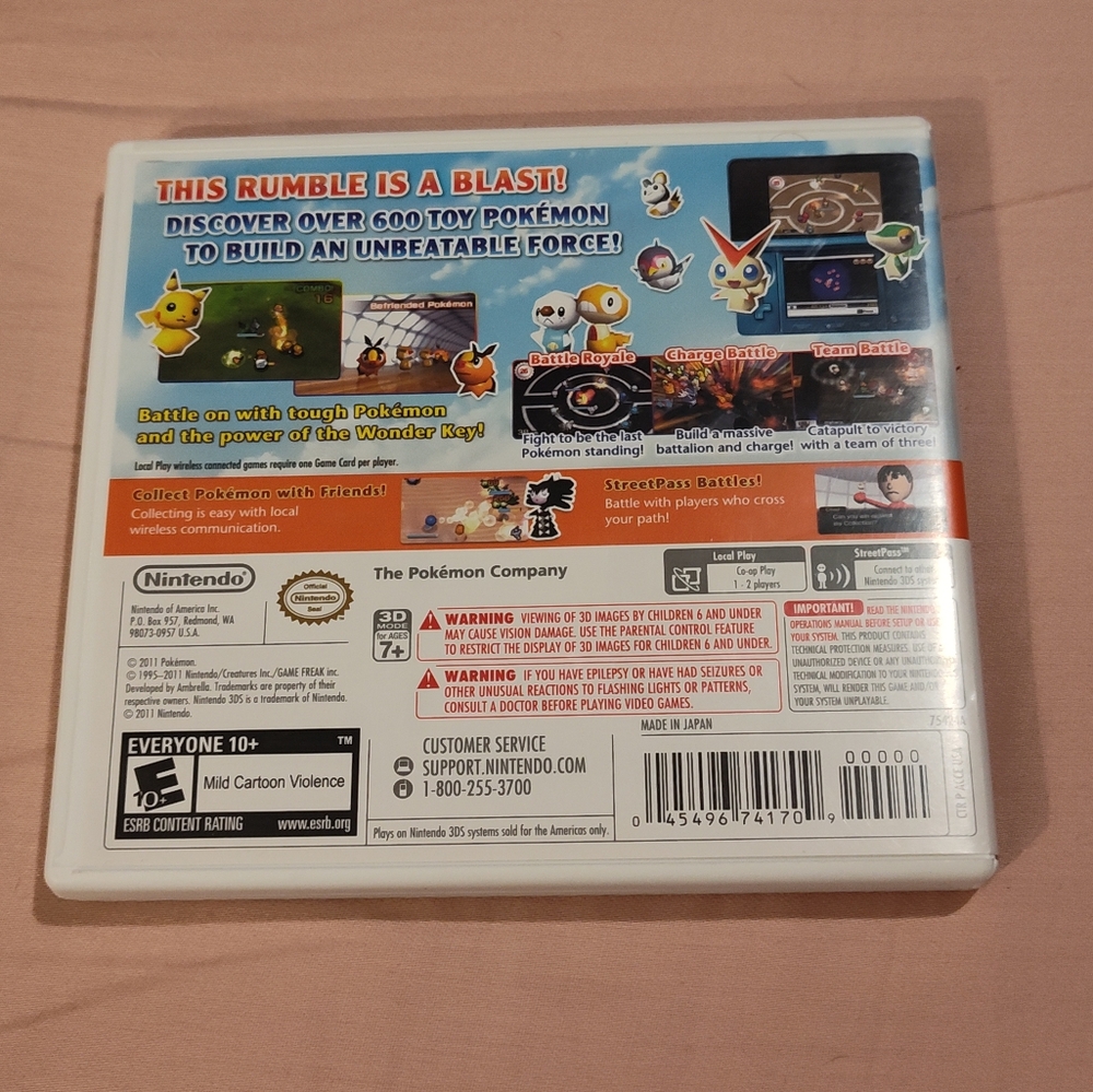 Nintendo DS Pokemon Rumble Blast Game - Picture 4 of 4